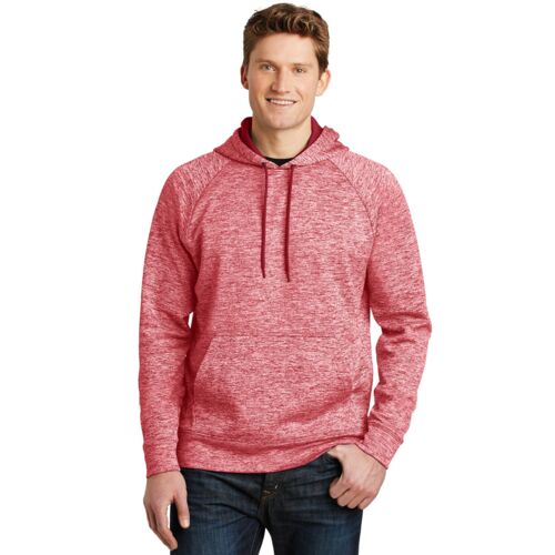 PosiCharge ® Electric Heather Fleece Hooded Pullover Thumbnail