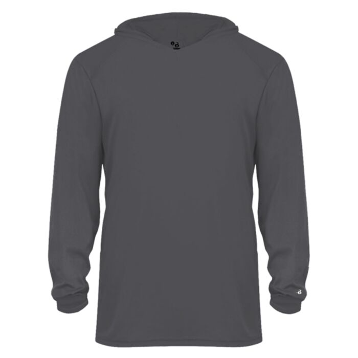 Youth B-Core Long Sleeve Hooded T-Shirt Thumbnail