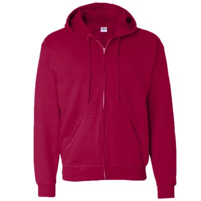 Unisex EcoSmart® Full-Zip Hooded Sweatshirt Thumbnail