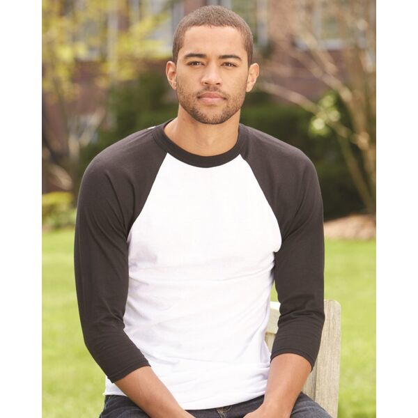 Unisex Three-Quarter Raglan Sleeve Baseball Jersey T-Shirt Thumbnail