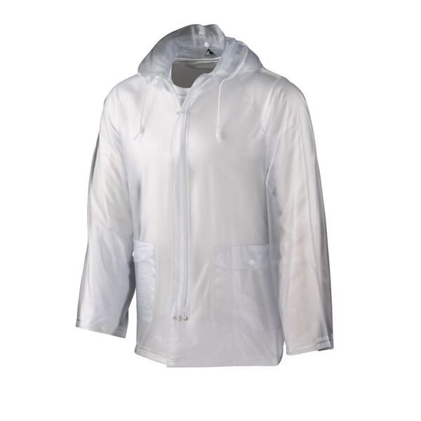 Men's Clear Hooded Rain Jacket Thumbnail