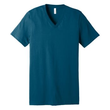 Unisex Jersey Short Sleeve V Neck Tee Thumbnail