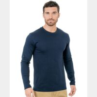 Unisex Fine Jersey Long Sleeve T-Shirt Thumbnail