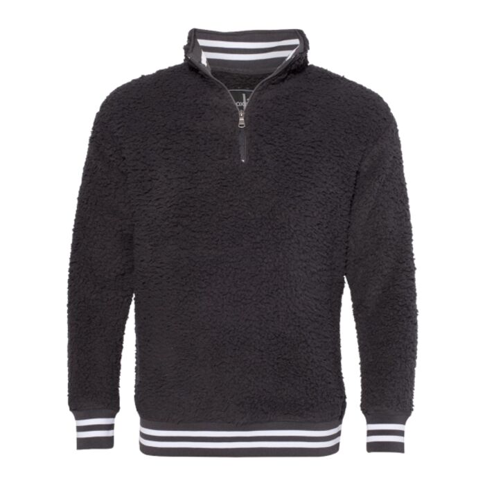 Unisex Varsity Sherpa Quarter-Zip Pullover Thumbnail