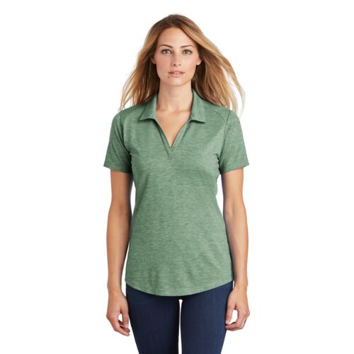 Women's PosiCharge ® Tri Blend Wicking Polo Thumbnail