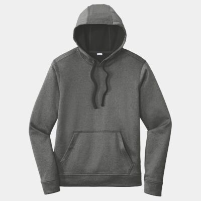 PosiCharge ® Sport Wick ® Heather Fleece Hooded Pullover Thumbnail