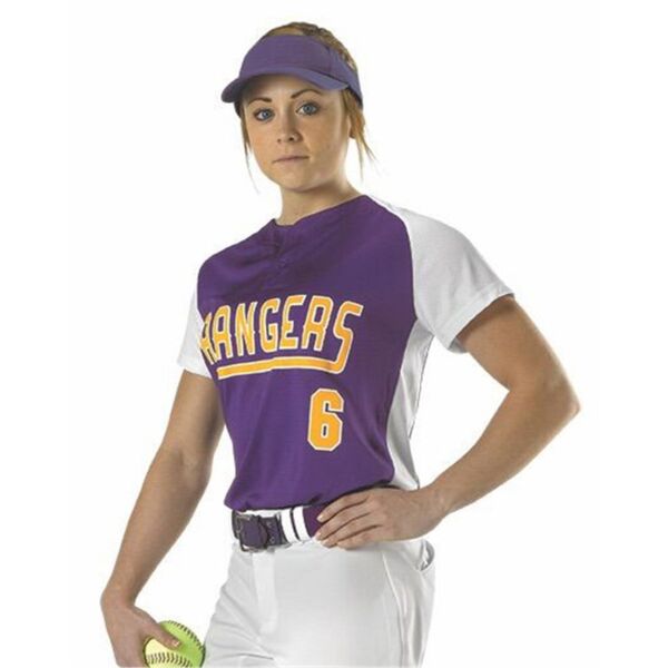 Girls' Two Button Fastpitch Jersey Thumbnail
