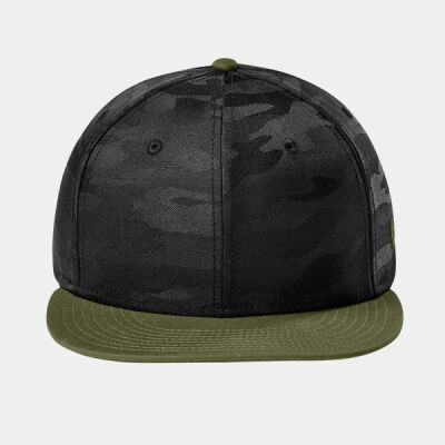Camo Flat Bill Snapback Cap Thumbnail