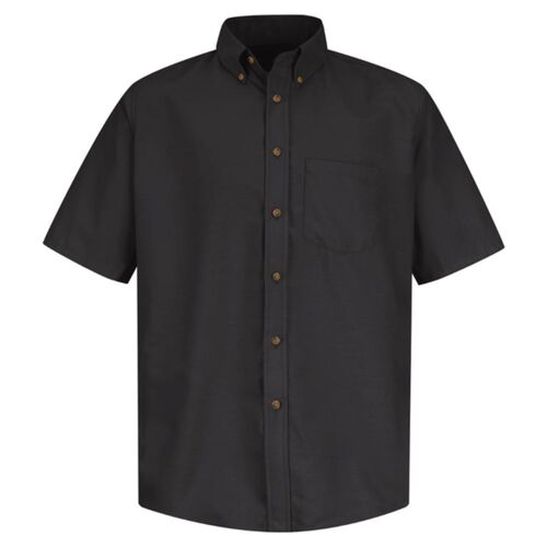Men's Tall Poplin Short Sleeve Dress Shirt Thumbnail