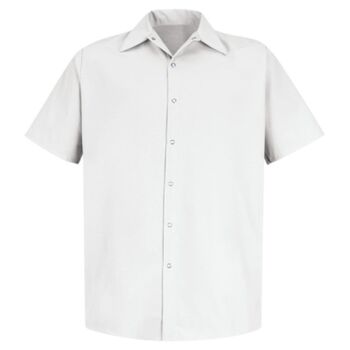 Men's Tall Specialized Short Sleeve Pocketless Work Shirt Thumbnail