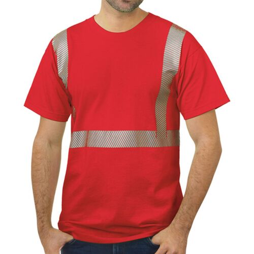 Unisex USA-Made Hi-Visibility Comfort Trim T-Shirt Thumbnail