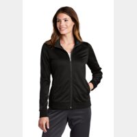 Ladies Tricot Sleeve Stripe Track Jacket Thumbnail