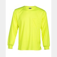 Unisex Microfiber Polyester Long Sleeve T-Shirt Thumbnail