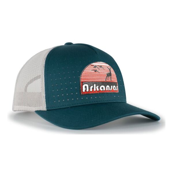 Perforated 5-Panel Trucker Snapback Cap Thumbnail