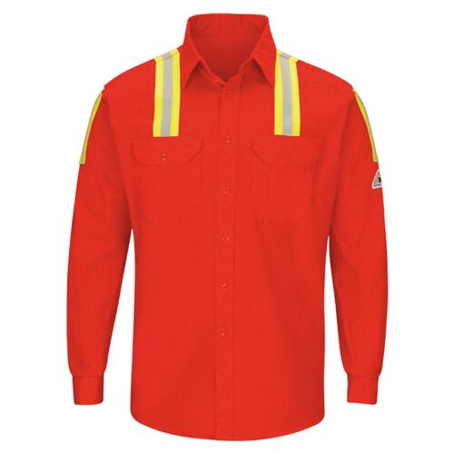 Men's Enhanced Visibility Long Sleeve Uniform Shirt Thumbnail
