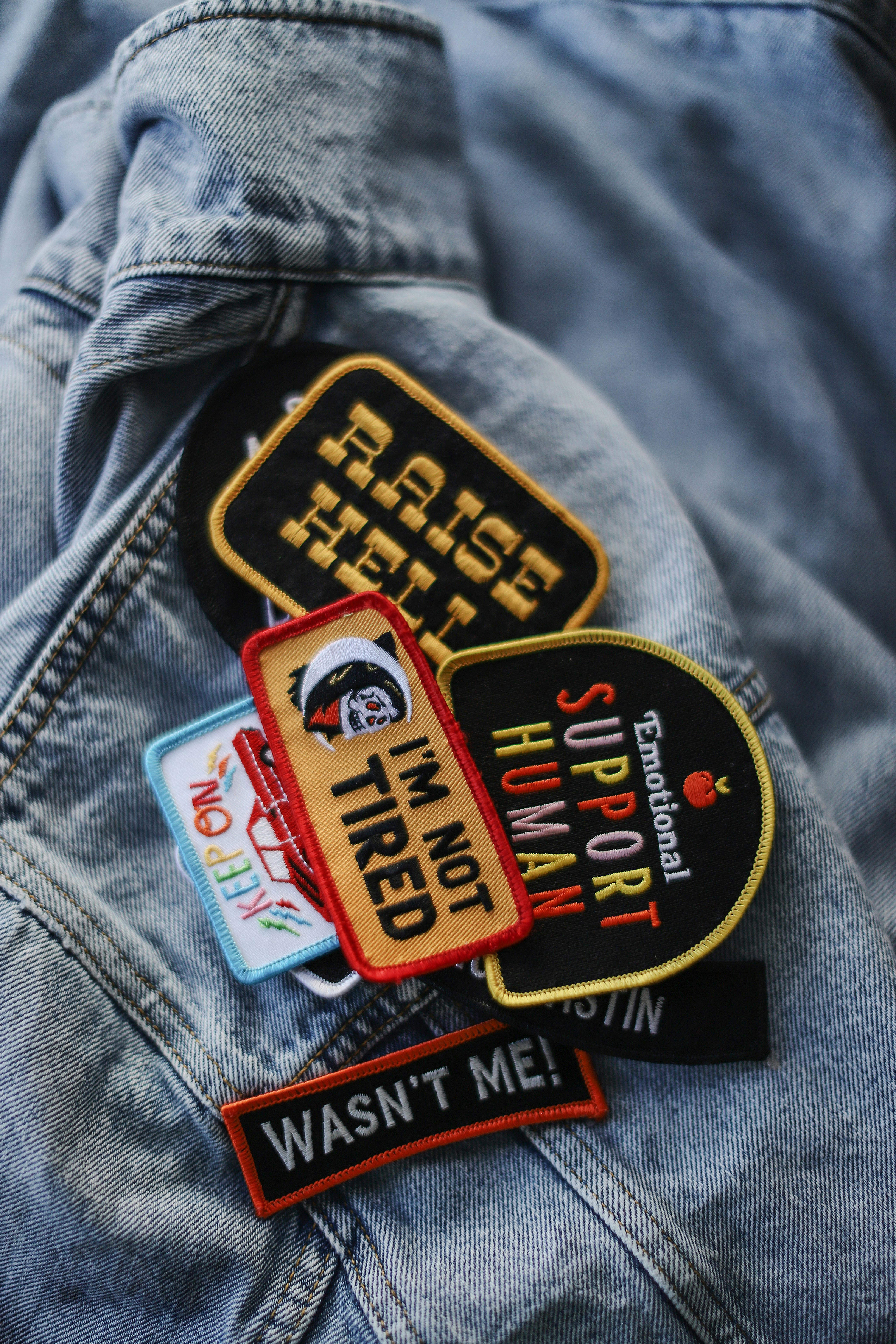 Custom embroidered patches
