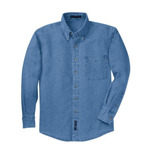 Unisex Port Authority® - Tall Long Sleeve Denim Shirt. TLS600 