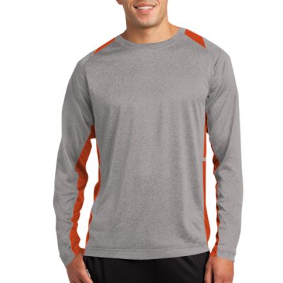 Long Sleeve Heather Colorblock Contender ™ Tee Thumbnail