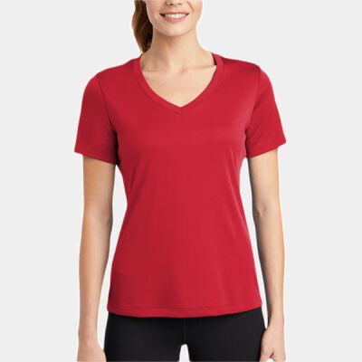 Ladies PosiCharge ® Competitor V Neck Tee Thumbnail