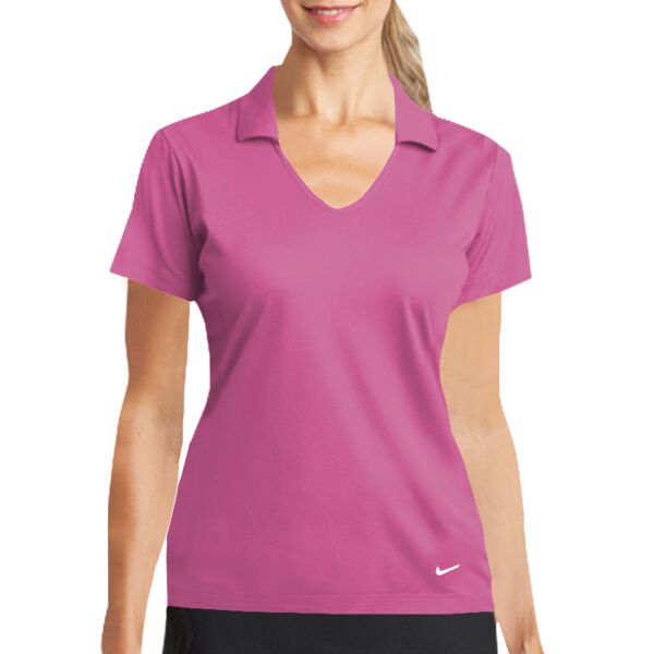 Ladies Dri FIT Vertical Mesh Polo Thumbnail