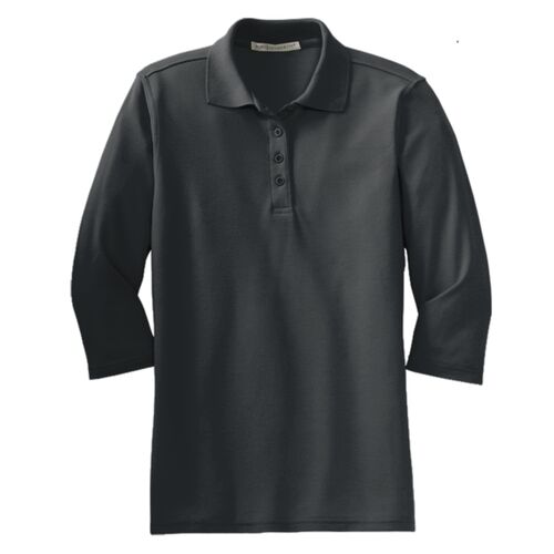 Ladies Silk Touch 3/4 Sleeve Polo Thumbnail