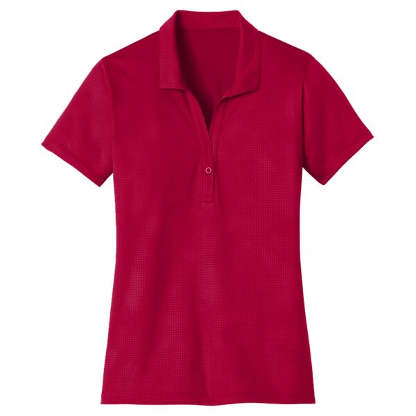 Ladies Embossed PosiCharge ® Tough Polo ® Thumbnail