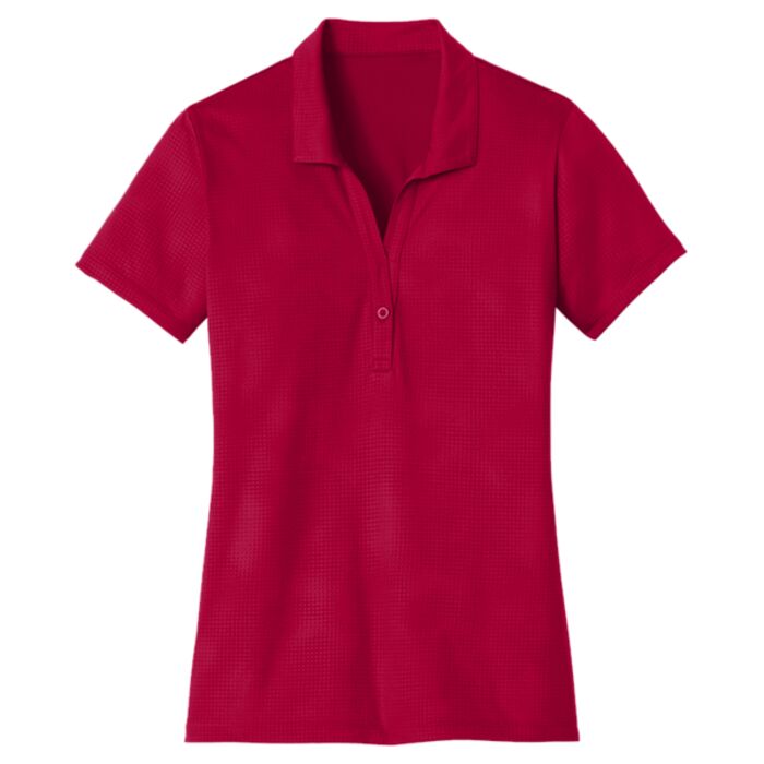 Ladies Embossed PosiCharge ® Tough Polo ® Thumbnail