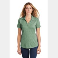 Ladies PosiCharge ® Tri Blend Wicking Polo Thumbnail