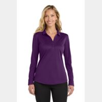 Ladies Silk Touch Performance Long Sleeve Polo Thumbnail