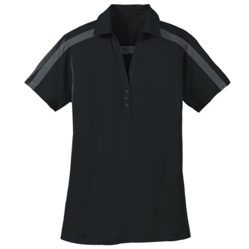 Ladies Silk Touch Performance Colorblock Stripe Polo Thumbnail