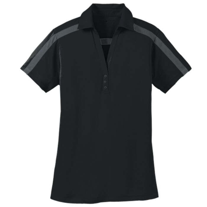 Ladies Silk Touch Performance Colorblock Stripe Polo Thumbnail