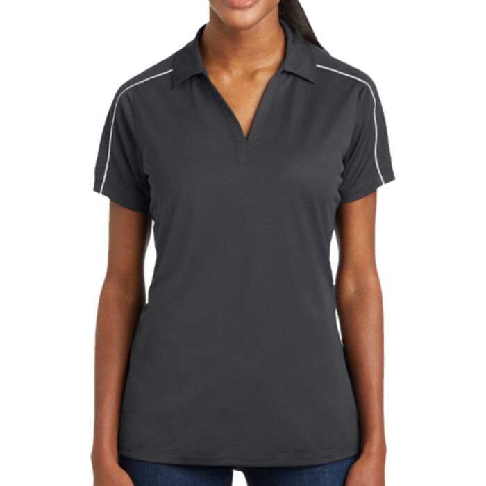 Ladies Micropique Sport Wick ® Piped Polo Thumbnail
