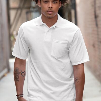 SpotShield 5.4 Ounce Jersey Knit Sport Shirt with Pocket Thumbnail