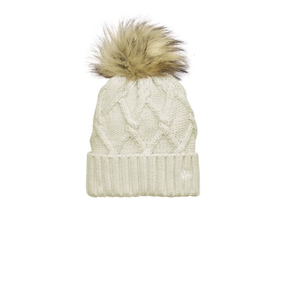 Faux Fur Pom Beanie Thumbnail