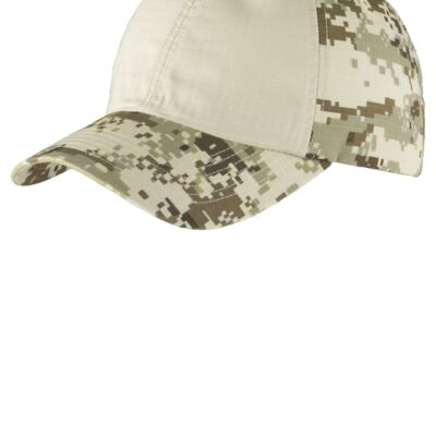 Colorblock Digital Ripstop Camouflage Cap Thumbnail