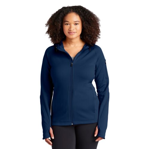 Ladies Tech Fleece Full Zip Hooded Jacket Thumbnail