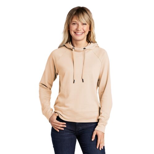 Ladies Lightweight French Terry Pullover Hoodie Thumbnail