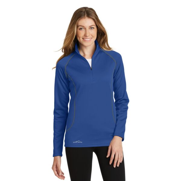 Ladies Smooth Fleece 1/2 Zip Thumbnail