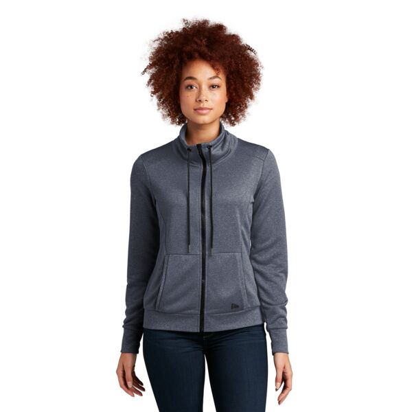 Ladies Performance Terry Full Zip Cowl Thumbnail