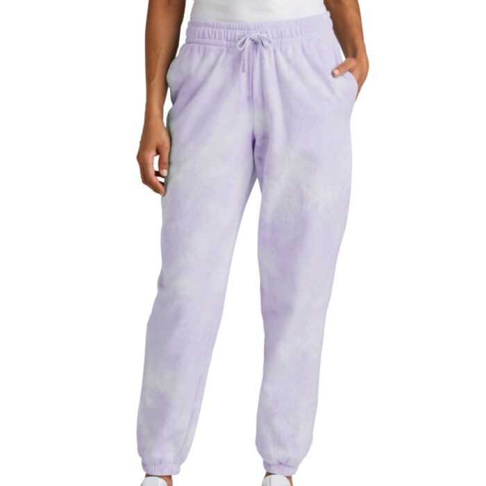 Ladies Beach Wash ® Cloud Tie Dye Sweatpant Thumbnail