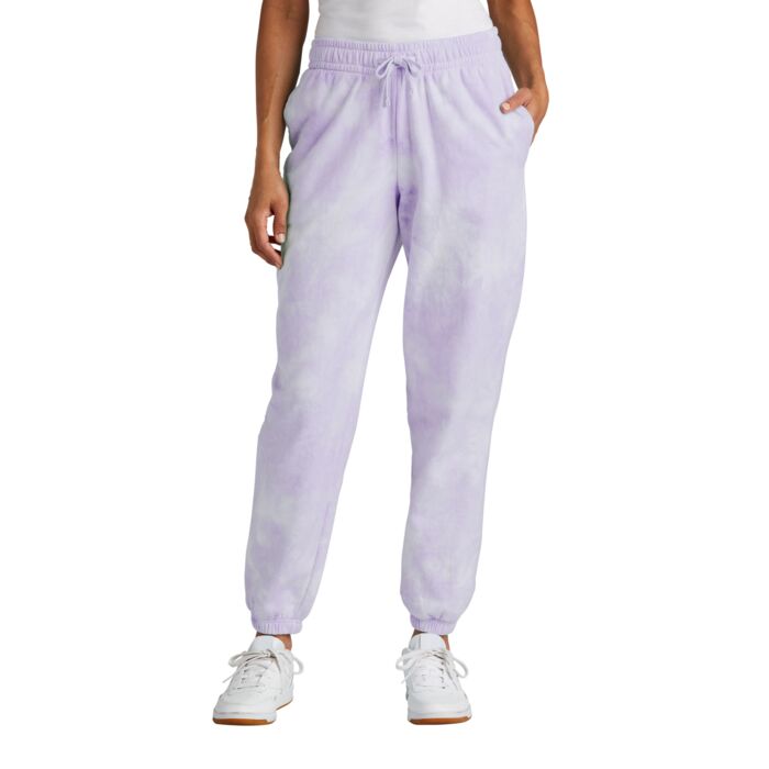 Ladies Beach Wash ® Cloud Tie Dye Sweatpant Thumbnail