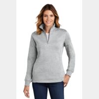 Ladies 1/4 Zip Sweatshirt Thumbnail