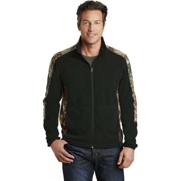 Camouflage Microfleece Full Zip Jacket Thumbnail