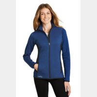Ladies Full Zip Heather Stretch Fleece Jacket Thumbnail