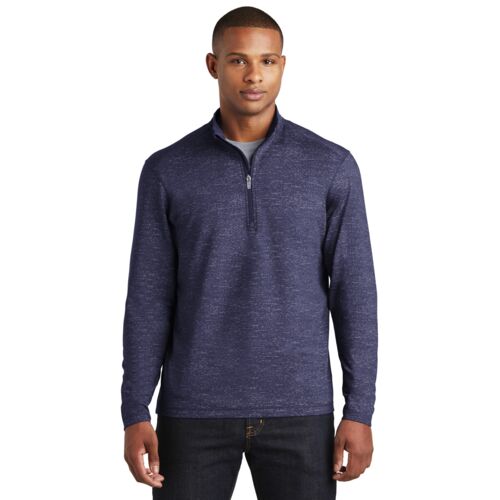 Sport Wick ® Stretch Reflective Heather 1/2 Zip Pullover Thumbnail