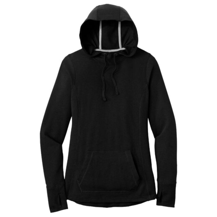 Ladies PosiCharge ® Tri Blend Wicking Fleece Hooded Pullover Thumbnail