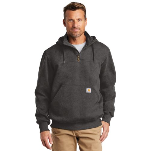 Rain Defender ® Paxton Heavyweight Hooded Zip Mock Sweatshirt Thumbnail