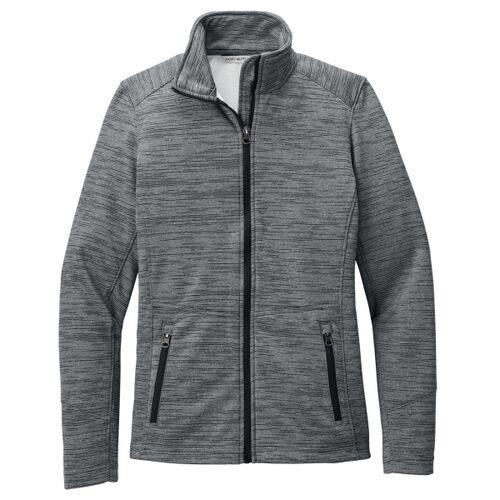 Ladies Digi Stripe Fleece Jacket Thumbnail