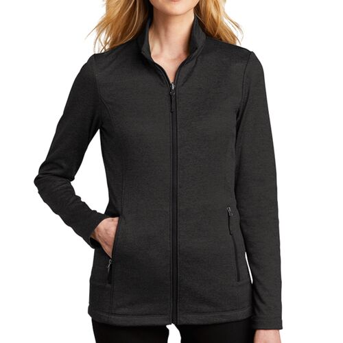 Ladies Collective Striated Fleece Jacket Thumbnail