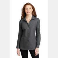 Ladies Pincheck Easy Care Shirt Thumbnail